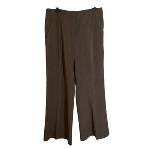 East 5th Brown Wide Leg Dress Pants Slacks Size 12